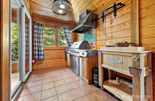 Mill Spring Cabin | Lake Adger Lakefront, Hot Tub - Big Cat Mountain House by Carolina Properties