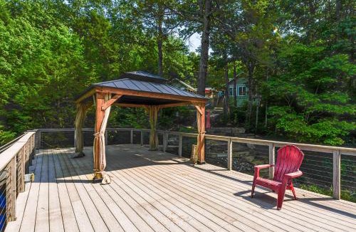 Mineral House | Lakefront home with granite counters, fireplace, lake views, & dock