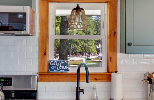 Shapleigh House | Lakefront Home with Sandy Beach! Kayaks, SUP, Pedal boat, and more!