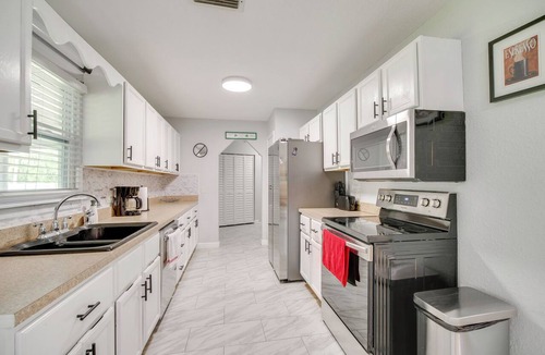 Palm Bay House | Large Yard, Porch! Pet-Friendly Home in Palm Bay