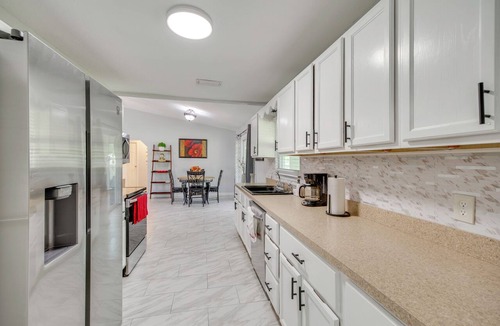 Palm Bay House | Large Yard, Porch! Pet-Friendly Home in Palm Bay