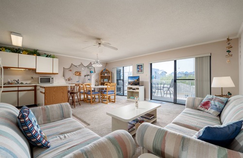 Midtown Ocean City Condo | Located close to the ocean, shops, dining and water activities. Ocean view from balcony.