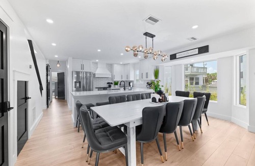 Vilano Beach House | Luxury Direct Ocean Front, Near Downtown, Heated Pool, Hot Tub, Game Room, Sleeps 28, Pets