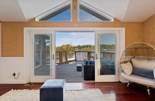 Fort Lewis House | Luxury Lakefront Escape | Hot Tub & Private Dock