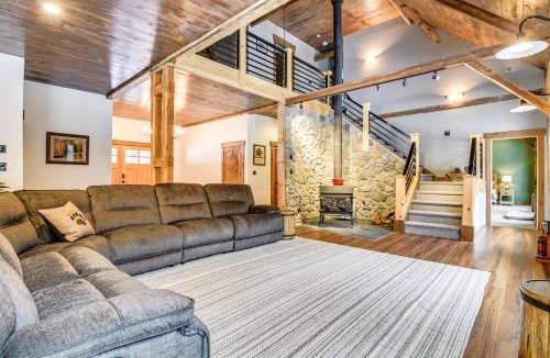 Bryant Pond House | Maine Home w/Hot Tub & Snowmobile Trail Access!