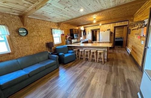 Fort Kent Cabin | Marvelous 2-bedroom cabin with AC in Fort Kent- Trail Side-Kitchen