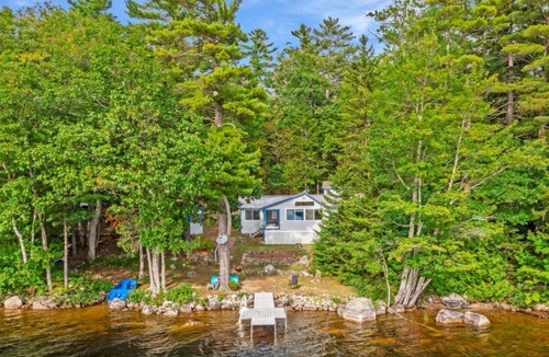 Orland Cabin | Miles To Go-Family friendly camp on Toddy Pond. Swim, boat, fish, hike.