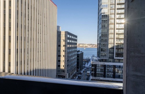 Downtown Halifax Apartment | Modern Studio w/Rooftop Terrace, Gym, EV Charger & City Views