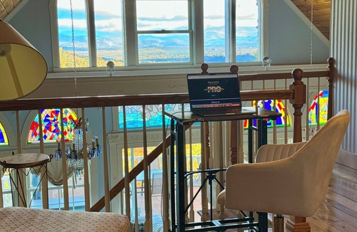 Conway Ski Chalet | Mountain Chalet w/Breathtaking Views, Hot Tub, Theater & Pub