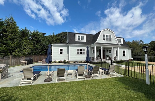 Katama House | NEW Edgartown Luxury Home with Pool/Walk to Downtown Village