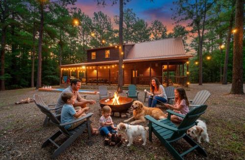Hochatown House | NEW Game Room w Hot Tub Family Broken Bow