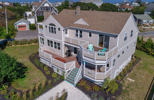 Newbury House | Oceanside escape with sunset-view decks, alfresco dining, fireplaces, & WiFi