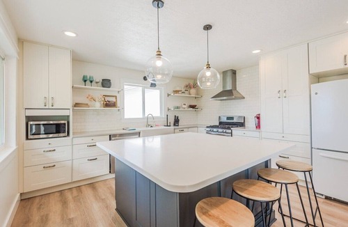 Orem North House | Orem Mountain View Estate | Theater & Private Hot Tub