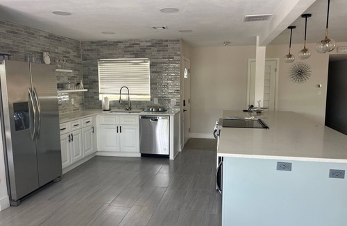 Seacoast Shores House | Pet Friendly Space Coast Oasis - Walk to beach!
