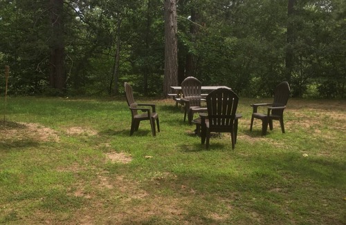 Brownfield House | Privacy surrounds this home with a mountain view and lake access.