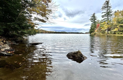 Litchfield House | Private camp site on Sand Pond, nicely furnished RV & your own private dock!