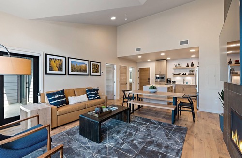Tamarack Resort Condo | Private Condo|Fireplace|Top Floor Balcony|Plaza View