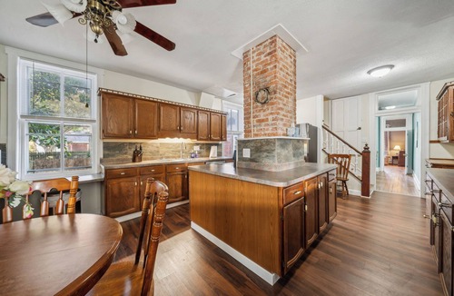 Onancock House | Private First Floor of Historic Victorian–King Bed, Full Kitchen, Screened Porch