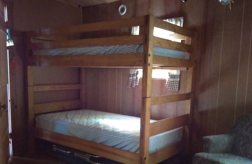 Bingham Cabin | Private, two-acre campsite on beautiful Maine stream with cozy, rustic Cabin