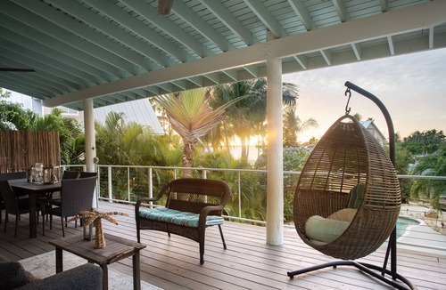 Bay Point House | Private waterfront resort: dock, pool, tiki, RV hookup, pets ok