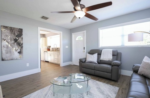 Hunt Club Villa | Relax at Serenity – Heated Pool Spa WiFi Near Beach 3 Bedrooms