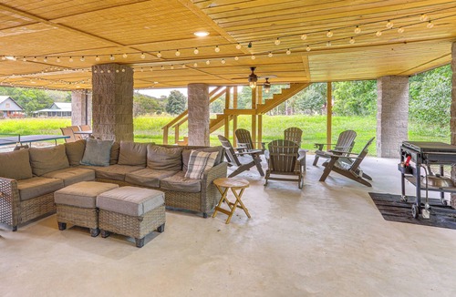 Mountain View Cabin | Relax on the River: Modern Mountain View Escape!