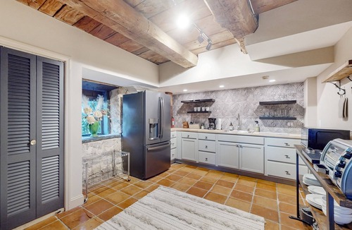 Mays Chapel House | Restored historic in-law home near downtown Baltimore with pool, kitchenette, AC