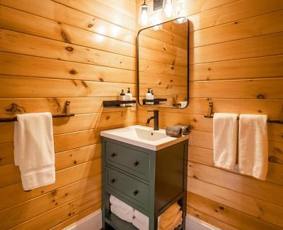 Eastern Vermont Ski Chalet | River Ridge Cabin, Clubhouse Included, 2 Units, Forest Setting, River Views, near Stowe
