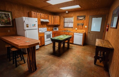 Sabinal Cabin | Riverfront cabin with access to shared pool!