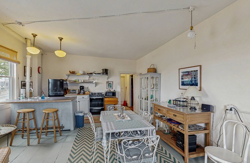 Wiscasset Condo | Riverfront condo w/deck overlooking the water - steps to dining & shopping