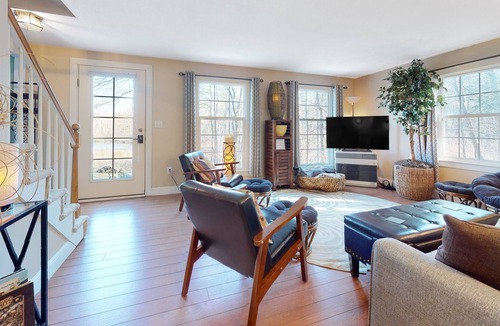 Kennebunk House | Riverfront, dog-friendly home with hot tub, kayaks, canoe, 2 firepits & dock