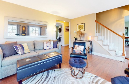 Kennebunk House | Riverfront, dog-friendly home with hot tub, kayaks, canoe, 2 firepits & dock