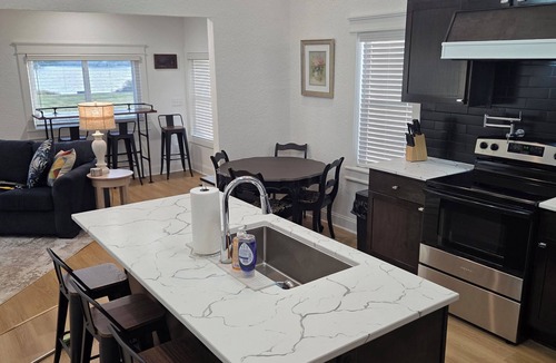 Moline House | Riverfront home with great views, full kitchen, firepit & strong Wi-F