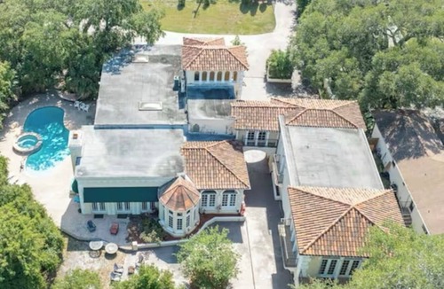Old Seminole Heights Villa | Riverside Castle With Large Pool by Tampa Zoo & Armature Works. NO POOL PARTIES