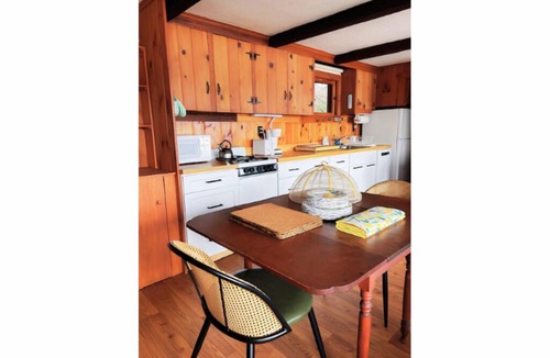 Center Harbor Cabin | Rustic Lakefront Retreat: Private Lake Access and Boat Dock