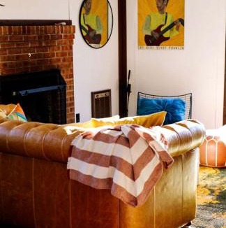 New Market House | Rustic Mountain Cabin with Porch & Fire Pit in New Market, Virginia