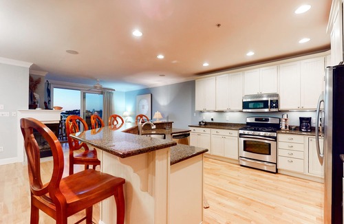 Fenwick Island House | Salt Meadows bayfront townhome w/elevator, gas grill & shared pool/pier