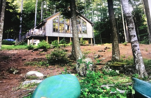Porter House | Secluded waterfront cabin in Porter Maine