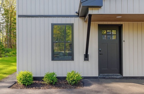 Ellsworth Apartment | Serene 2-bedroom apartment with WiFi in Ellsworth with a backyard stream.
