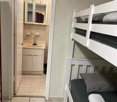 Hialeah Hostel | Single Size BOTTOM Bunk Bed - Mixed Shared ROOM
