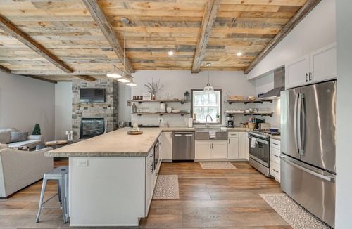 Averill Park Cottage | Ski, Skate & Get Cozy Fireside: Crooked Lake Home