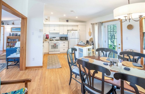 Lubec Cottage | Spectacular beachfront with epic views, beautiful lit-up deck for sunset dining!