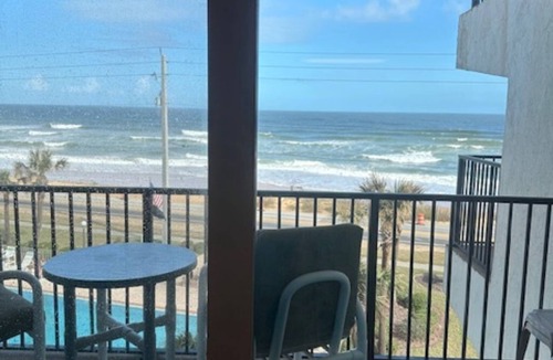 Ocean Breeze Estates Condo | Stunning Pool & Ocean View 2/2 Ormond Beach Condominium