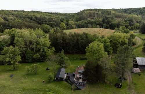 Waterfall House | Surrounded by Nature - Frog Hollow Cabin & Bunk Room: Hot Tub | Fire Pit | Grill