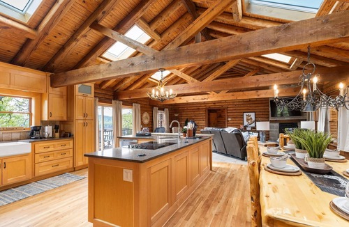 Jenkins House | Tablerock Lakefront Haven: Huge 6BR Log Cabin Retreat with Breathtaking Views!