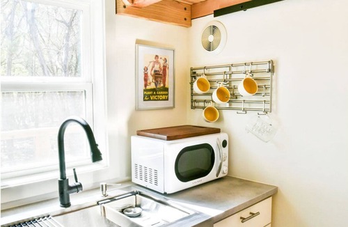 Georgetown Cabin | The Broken Tree Ranch: Tiny House & Treehouse in the Woods with Pool