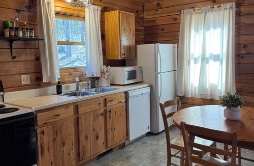 Shell Knob Cabin | The Hawthorn on Table Rock Lake, 2 Bed/2 Bath Log Cabin, Pool, Hot Tub & Dock