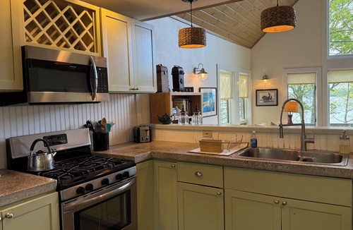 Salsbury Cove House | Three cottages for family time, sit by the fire pit on the ocean near ACADIA NP!