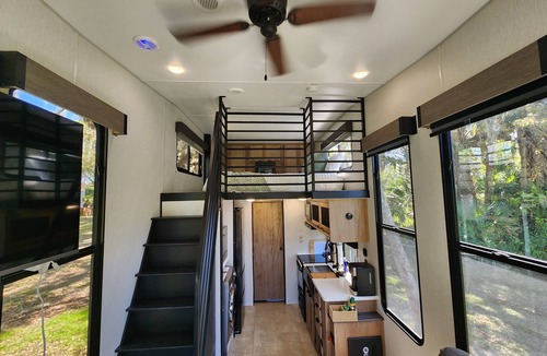 Fort Pierce House | Tiny home next to private pond on 1.75 acre fenced in homestead property.