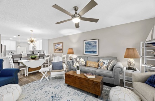 Crescent Beach Condo | Tradewinds 101 | Beachfront Condo with Patio + Beach Access
